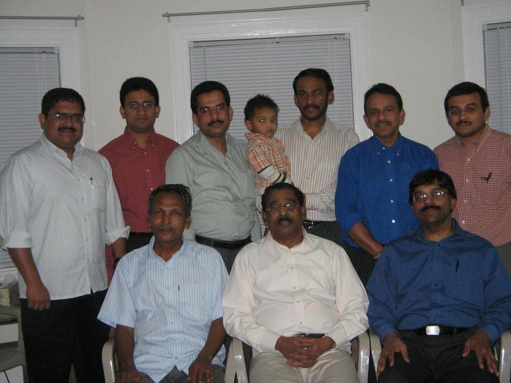 Founding members of St. Basil's gathered for an early service