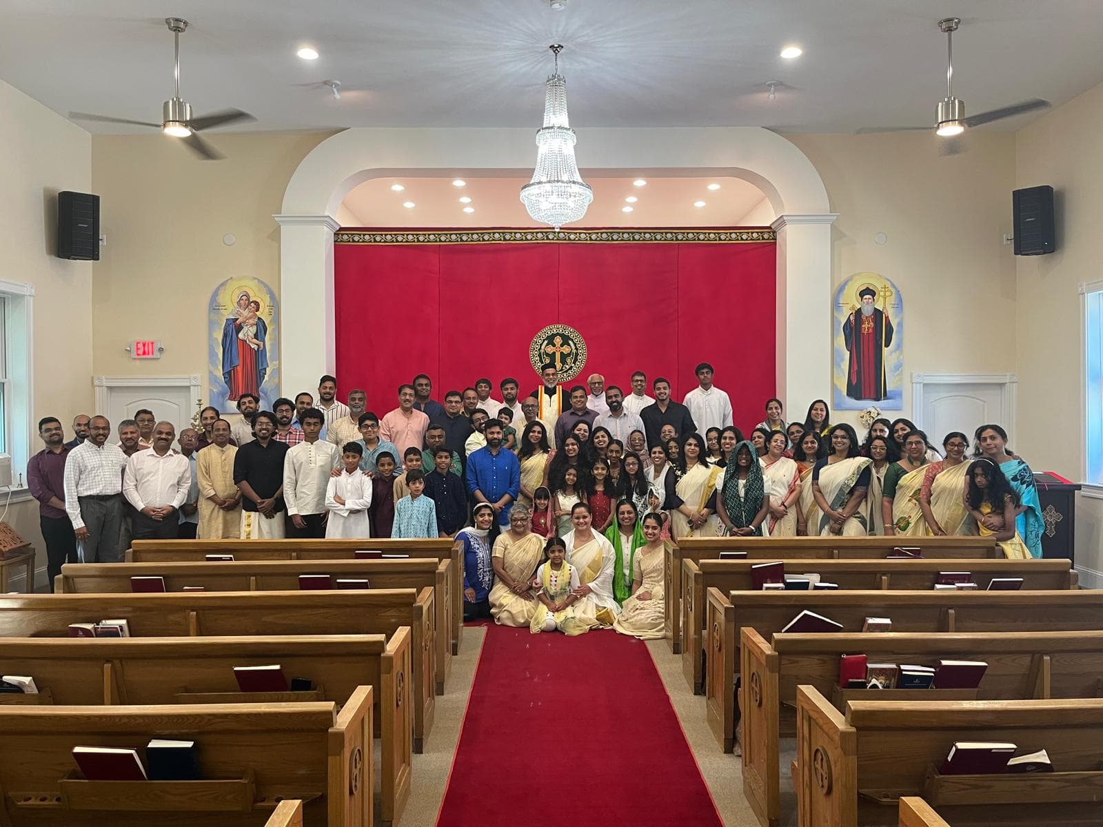 St. Basil's congregation gathered together